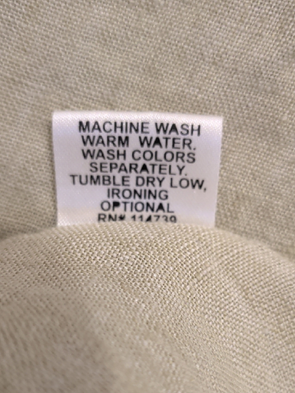 Flax 100% Linen 38" Long Skirt Bias Cut Sage Green Neutral Natural Fiber - Picture 7 of 9